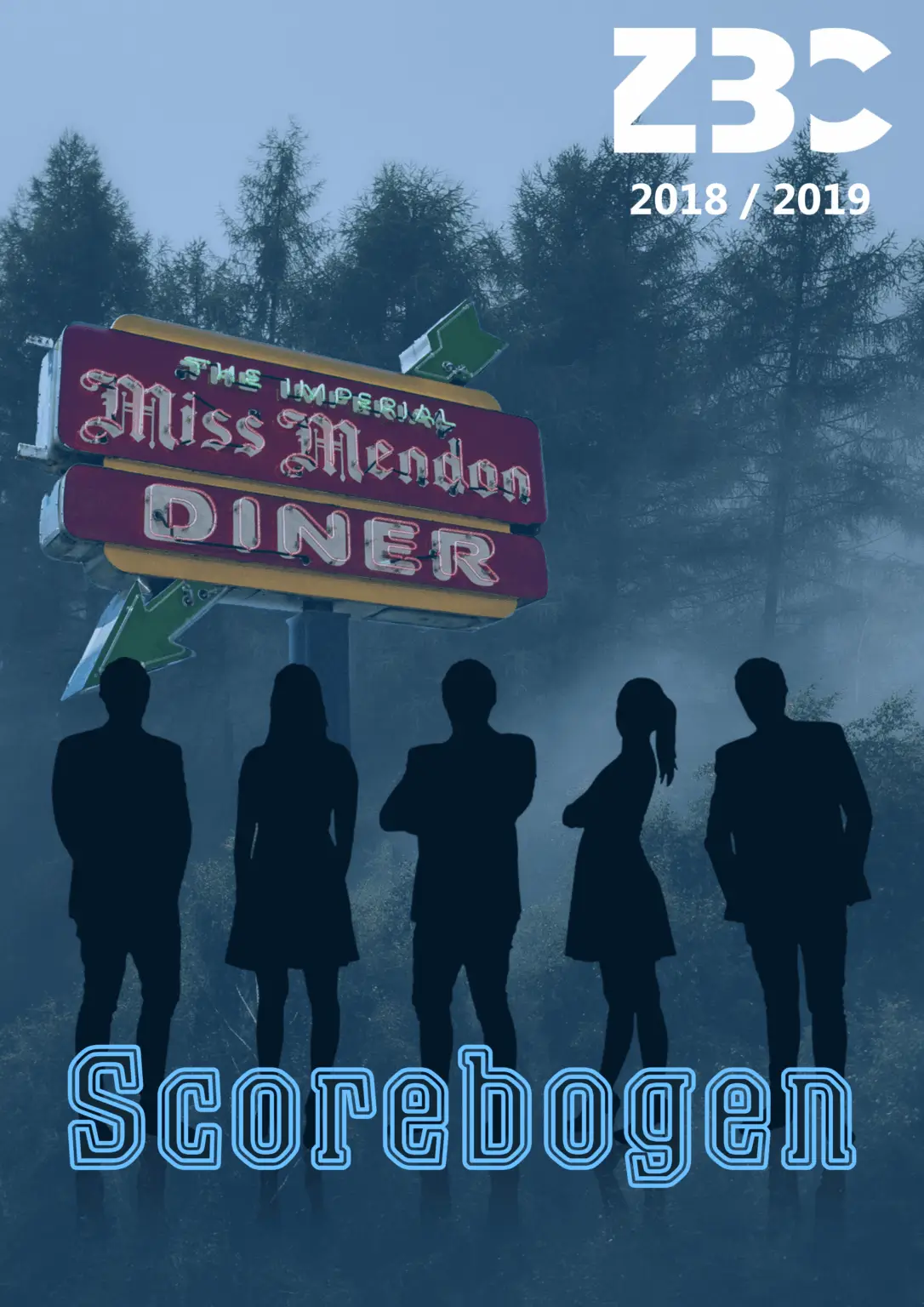 Plakat lavet til ZBCs scorebog 2018-2019